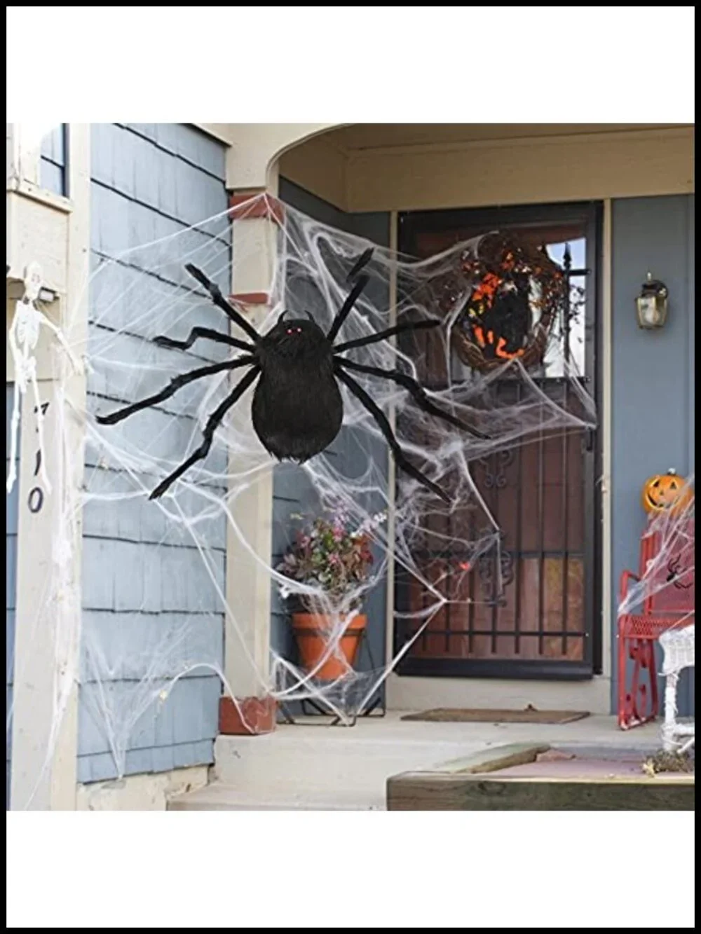 Giant Halloween Spider Costume with Candy Backpack - Kids Cosplay Prop